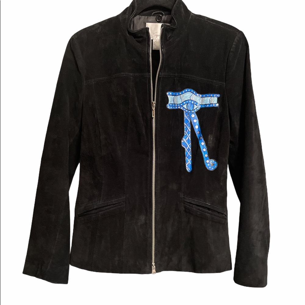 Spiegel Black Custom Design Leather Jacket
